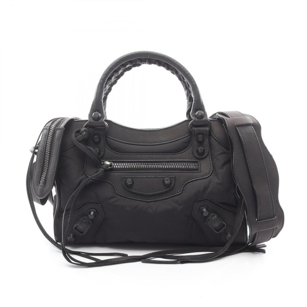 Balenciaga City Handbag Leather Black
